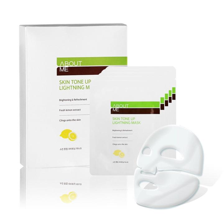 About Me - Skin Tone Up Lightning Mask 10 Pcs