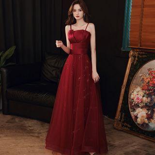 Spaghetti Strap A-line Evening Gown / Cocktail Dress (various Designs)
