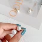 Freshwater Pearl Alloy Earring (various Designs)