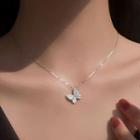 Butterfly Pendant Sterling Silver Necklace (various Designs)