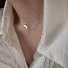 Lock & Key Sterling Silver Choker Silver - One Size