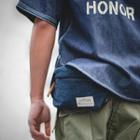 Dotted Denim Sling Bag Denim Blue - One Size