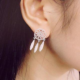 Alloy Dream Catcher Fringed Earring