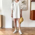 Strappy Dip-back Oversized Dress