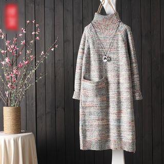 Mock-neck M Lange Sweater Dress