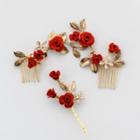 Wedding Rose Hair Stick / Hair Comb / Hair Pin