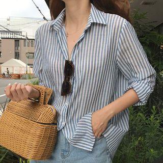 Striped Shirt Stripe - Blue & White - One Size