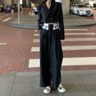 Double-breasted Blazer / Wide-leg Pants