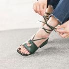 Cutout-detail Strappy Sandals