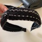 Tweed Headband Black - One Size