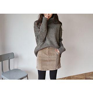 Corduroy Mini Skirt