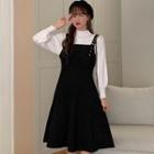 Mock Neck Top / A-line Jumper Dress