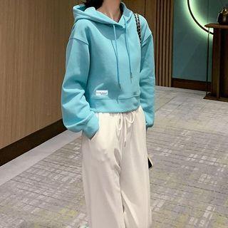 Long-sleeve Cropped Hoodie