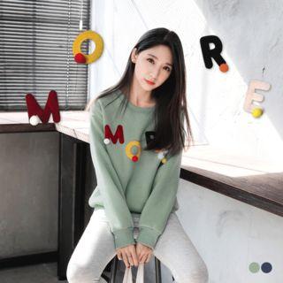 More Graphic Fleecy Pullover