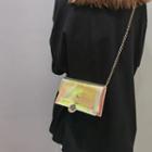 Chain Strap Iridescent Crossbody Bag Multicolor - One Size