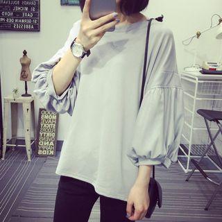 Balloon 3/4-sleeve Pullover