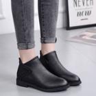 Back Zip Ankle Boots