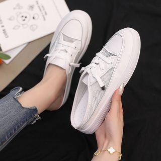 Mesh Panel Sneaker Mules