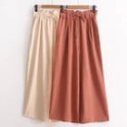 Ruffled Wide-leg Pants