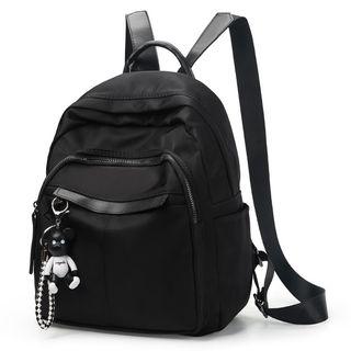 Lightweight Zip Backpack Black - One Size