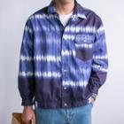 Pocket-detail Long-sleeve Tie-dye Shirt