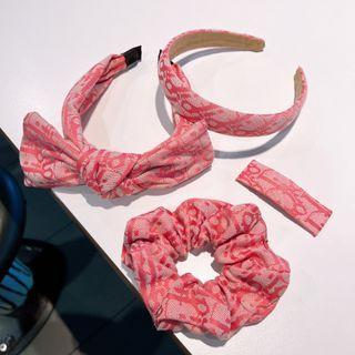 Lettering Hair Clip / Scrunchie / Headband (various Designs)