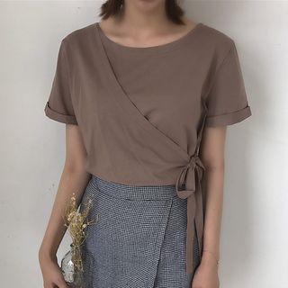 Plain Wrap Short Sleeve T-shirt