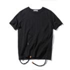 Short-sleeve Drawstring T-shirt