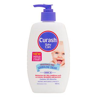 Curash - Fragrance Free Sorbolene Cream 400ml