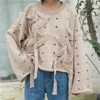 Distressed Chunky Sweater