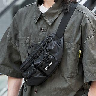 Pvc Sling Bag Black - One Size