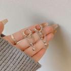 Ball Drop Earring 1 Pair - Silver - One Size