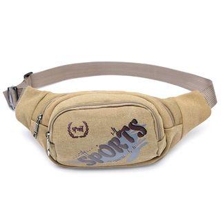 Canvas Printed Waist Bag