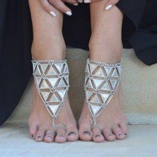 Triangle Anklet