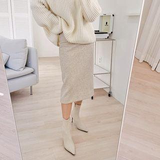 H-line Midi Skirt For Winter