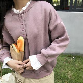 Paneled Pullover Bean Pink - One Size
