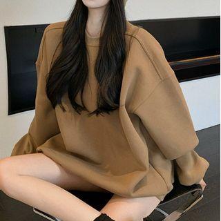 Oversized Pullover Khaki - One Size