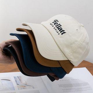 Lettering Six Panel Unconstructed Cap