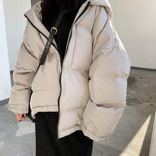 Padded Zip Hooded Coat