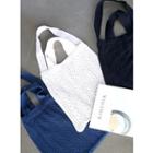 Pointelle-knit Shopper Bag