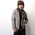 Inset Hooded Faux-leather Jacket