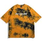 Short-sleeve Tie-dyed Letter Print T-shirt