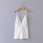 Crochet Trim Playsuit
