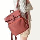 Foldover Canvas Backpack