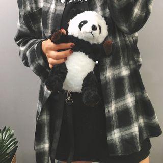 Panda Crossbody Bag Black & White - One Size