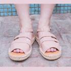 Faux-suede Strap Sandals