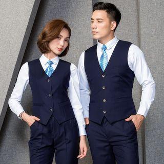 Set: Vest + Dress Pants + Shirt