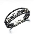 Genuine Leather Woven Layered Bracelet