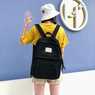 Zip Detail Lightweight Backpack