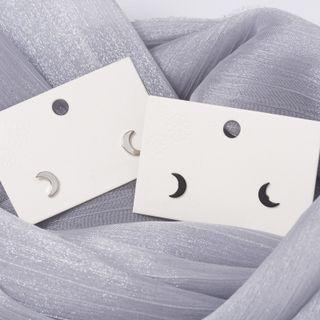 Moon Stud Earrings